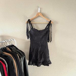 Reformation Desiree Dress in Black, Size 0 and Size 2
